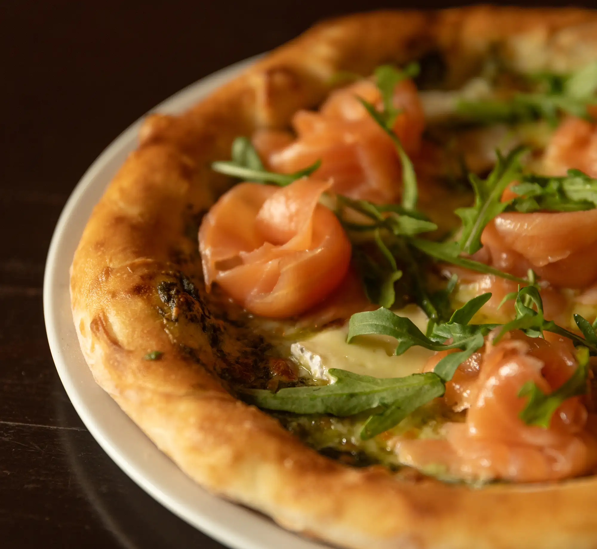 Pizzetta créme de basilic